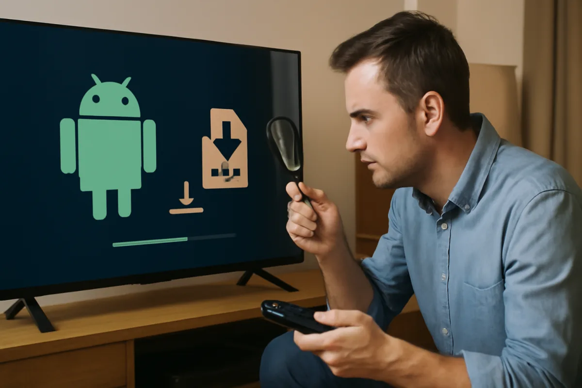 APK da fonti esterne su smart TV Android: il controllo preliminare che quasi nessuno fa